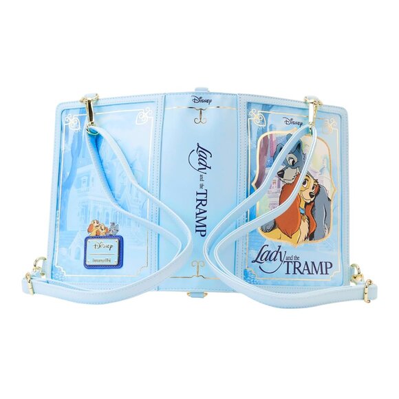 Loungefly‎ Lady and the Tramp Storybook Convertible Backpack & Crossbody Bag - Picture 5 of 7